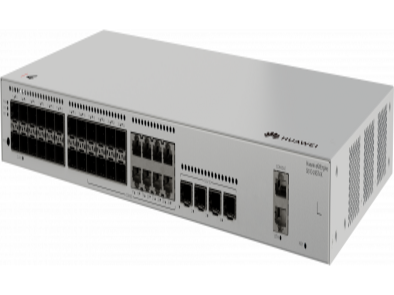 Коммутатор HUAWEI eKit S310-24ST4X (L2+, 24*GE SFP ports, 8 of which are dual-purpose 10/100/1000 or SFP, 4*10GE SFP+ ports, built-in AC power)