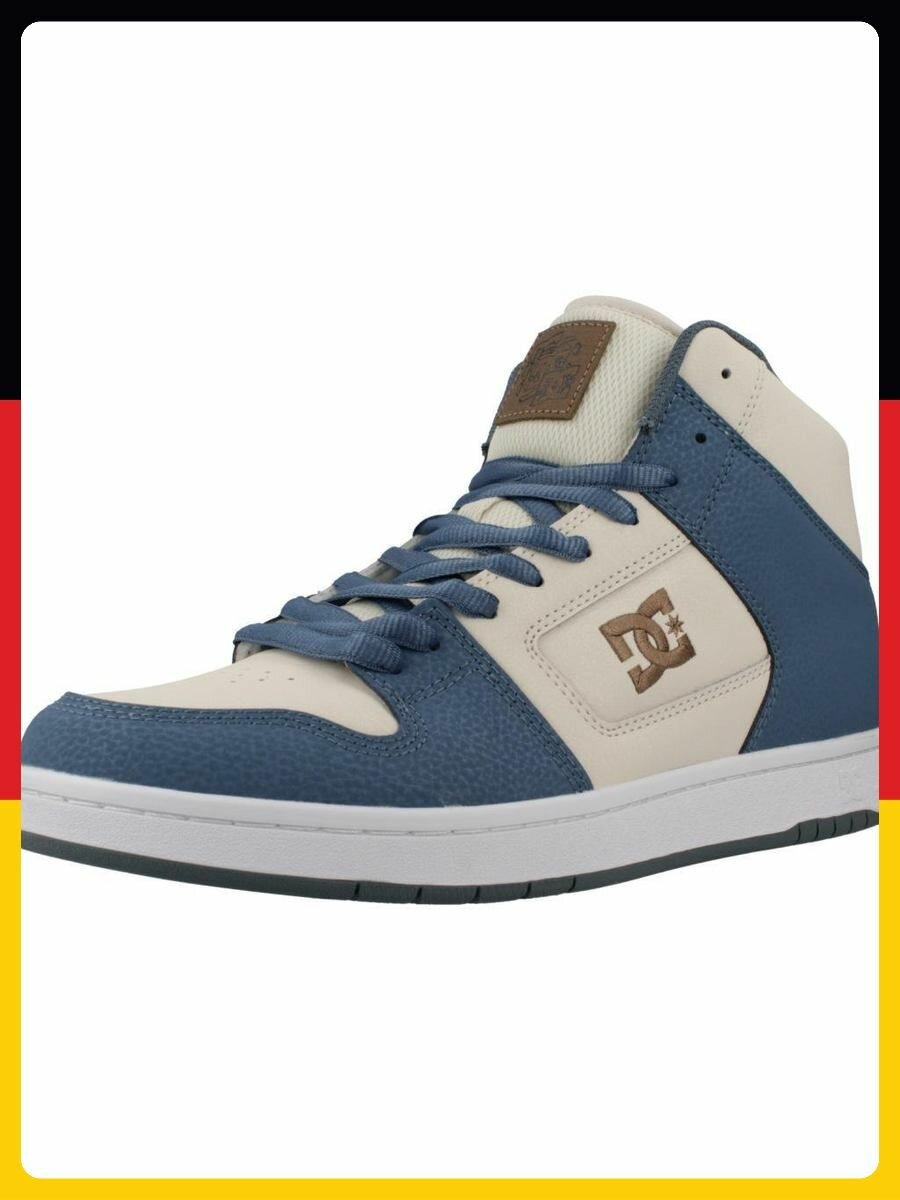 Кеды DC Shoes Базовая коллекция, размер EU42, бежевый, синий