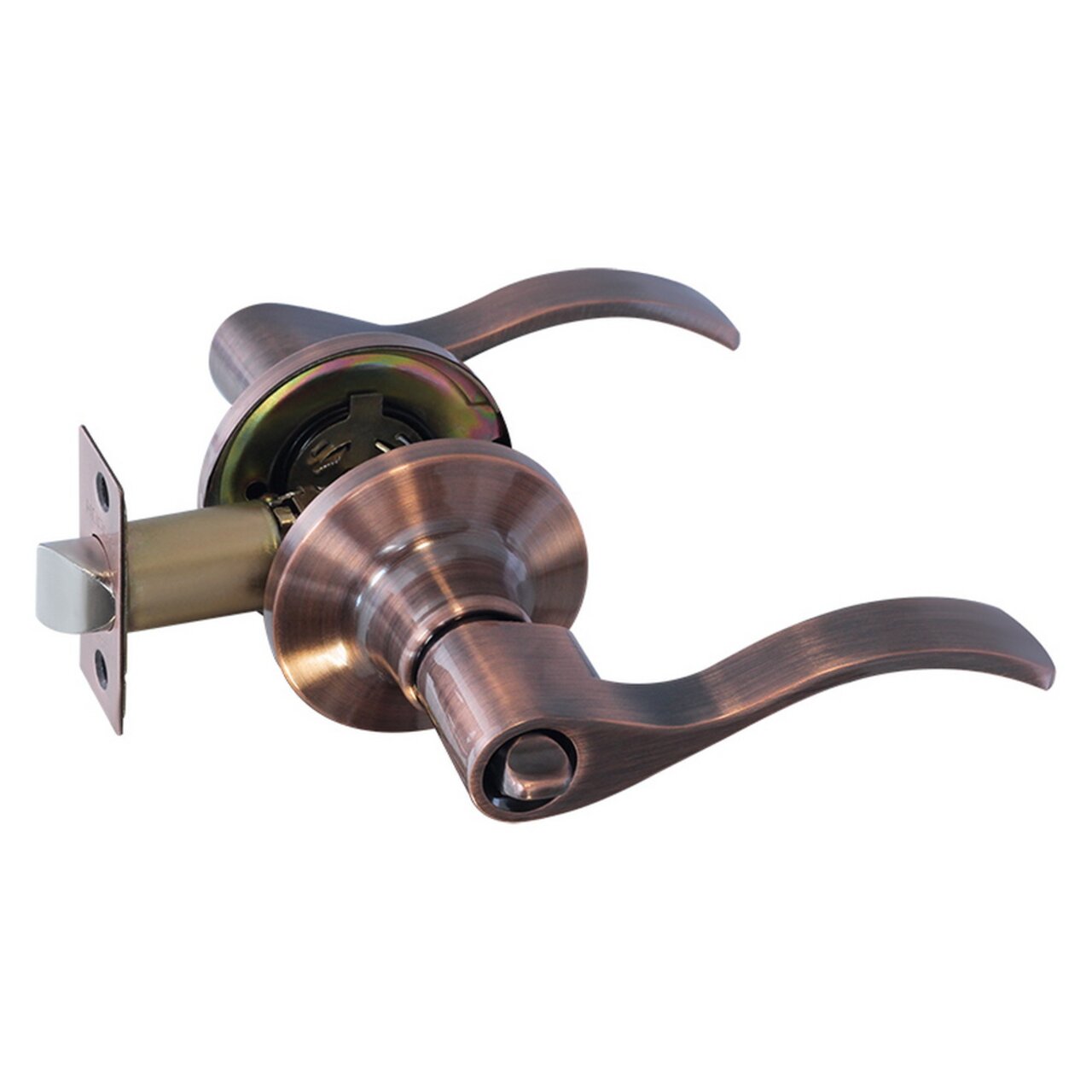 Защелка межкомнатная Isparus НН-03 фиксатор старая медь