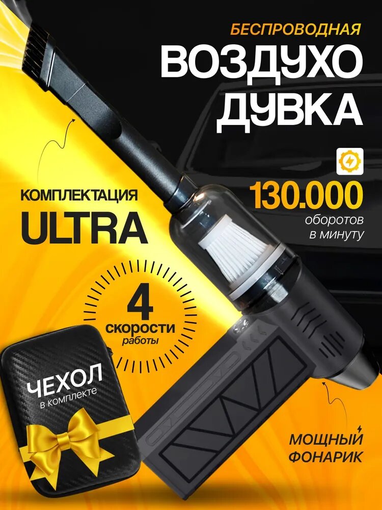 Воздуходувка аккумуляторная, для компьютера, уборки, чистки автомобиля, розжига мангала, снега