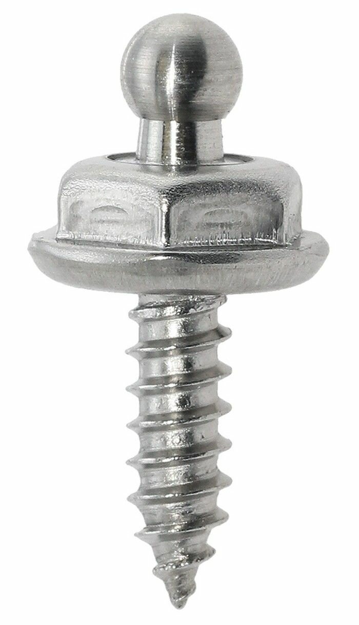 Ответная часть для кнопки саморез 12 мм нержавеющая сталь (10259117)