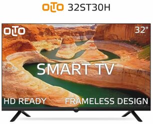 Телевизор OLTO 32ST30H / SMART TV (Android 11) / HD Ready / Direct LED / 60 Гц, черный