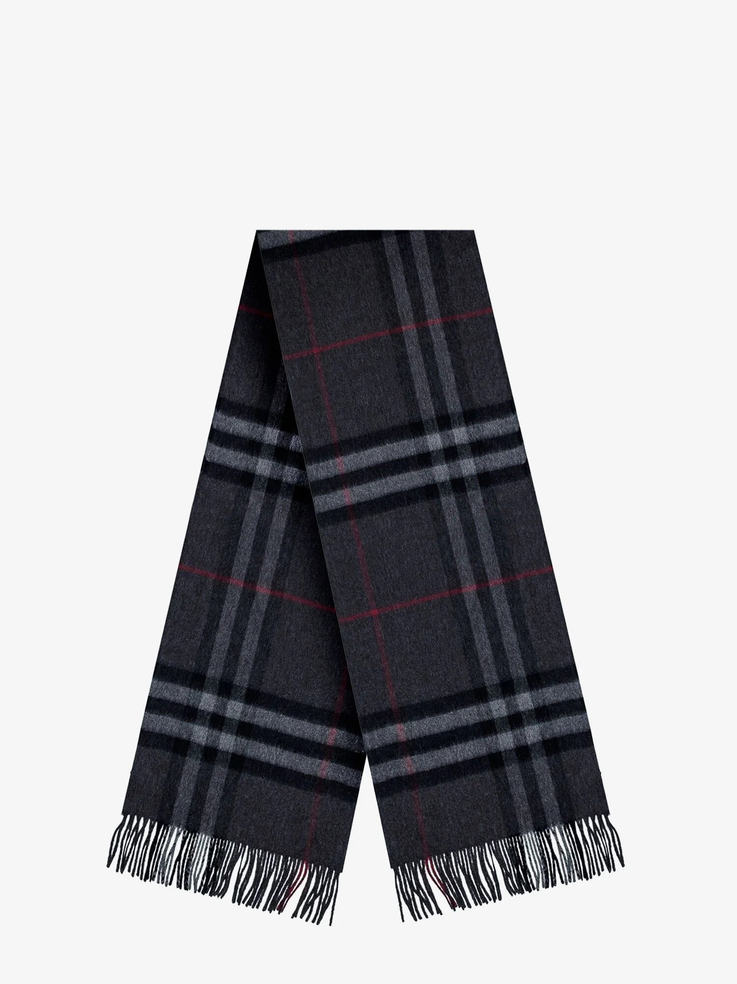 Шарф BURBERRY Cachemere Scarf для мужчин, серый