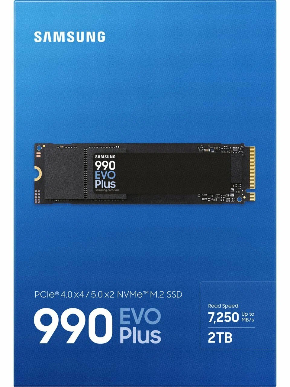 SSD диск Samsung 990 EVO Plus 2Tb M.2 2280 PCI-E 4.0 (MZ-V9S2T0BW)