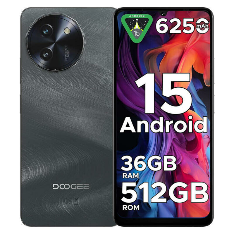 Смартфон Doogee Note 59 Pro Plus, 12/512Gb, Global, Black (Черный)