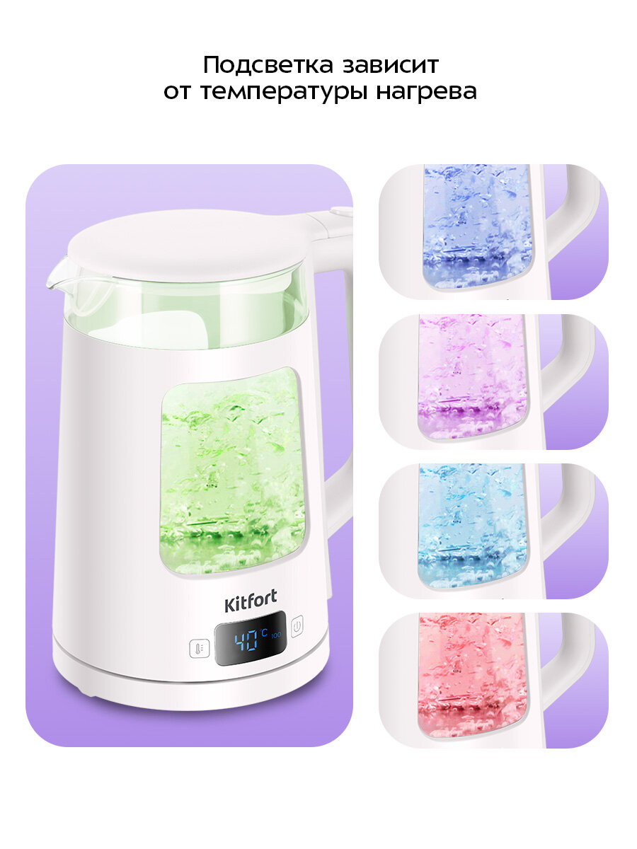 Чайник Kitfort КТ-6786 — фото 1