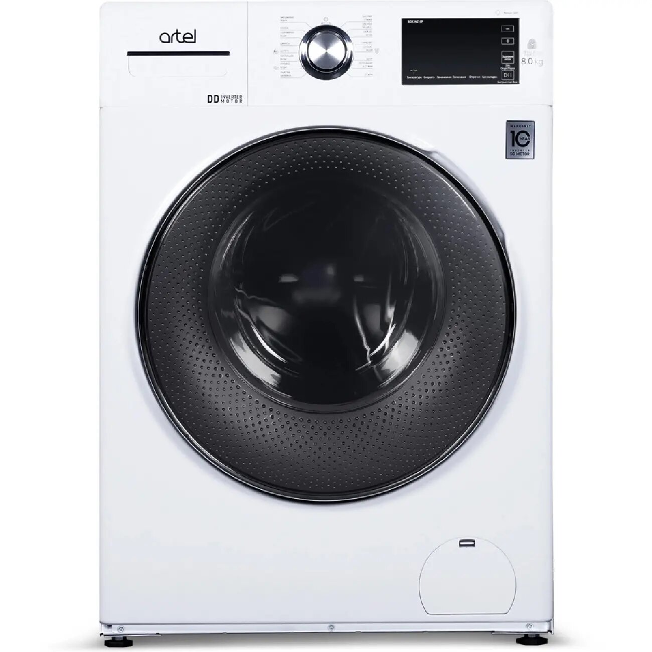 Стиральная машина Artel WF80G447DW White, 1 г, 75 см - 85 см, Нет, Инверторный, A