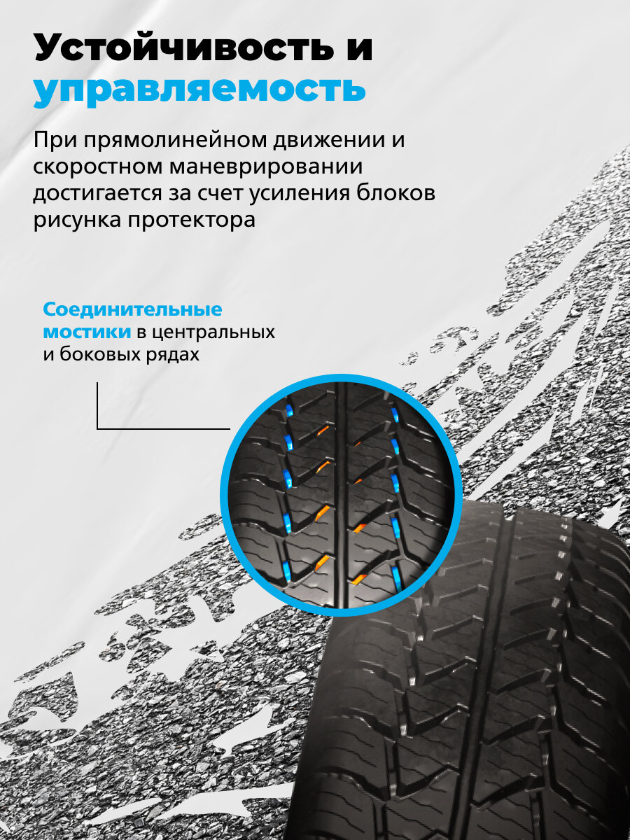 Автошина KAMA 365 LT (НК-243) 185/75 R16С 104/102 Q 0 — фото 1