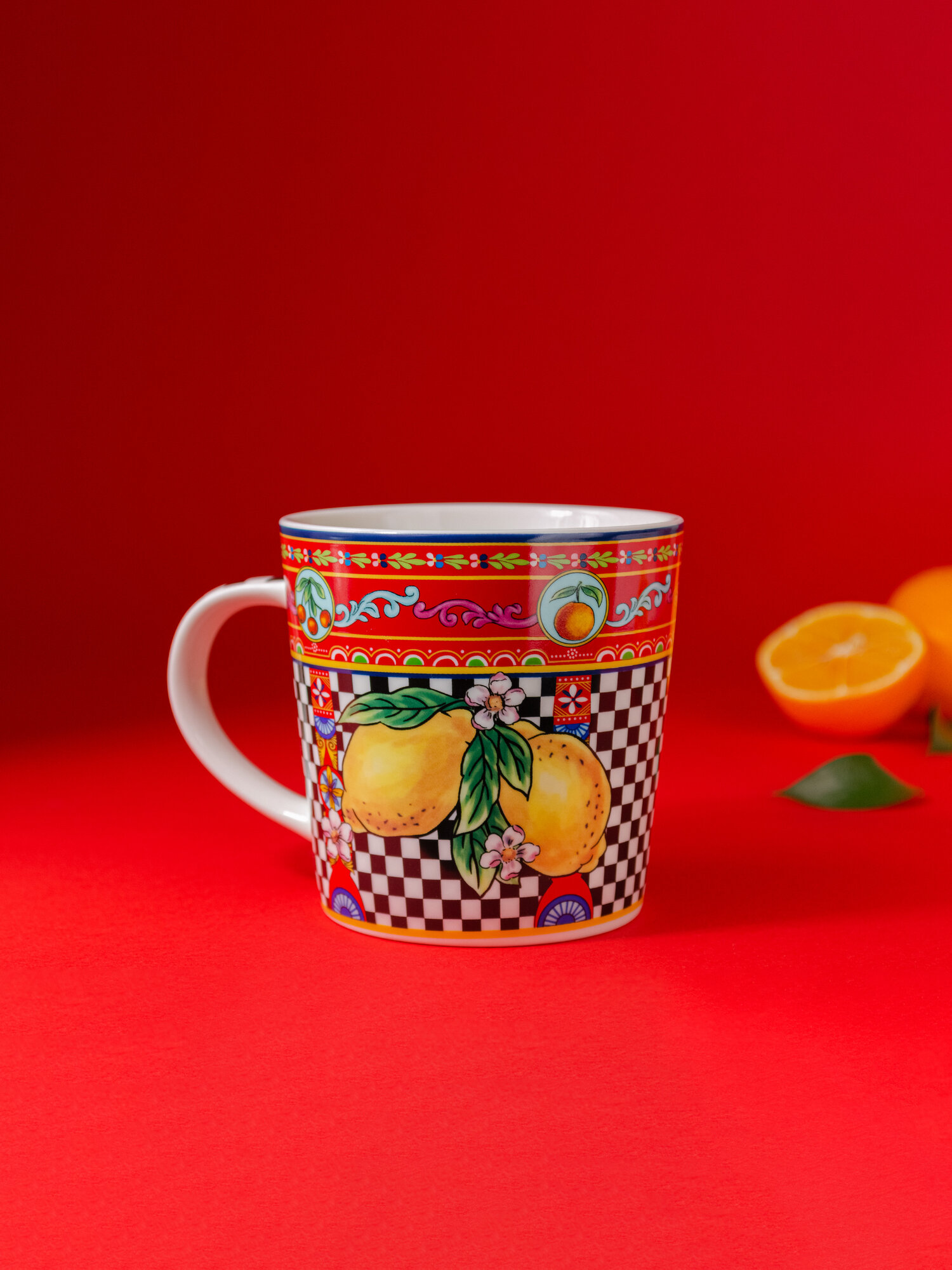 Кружка фарфоровая "Sicilia Limone", 450 мл, Nouvelle, подарочная упаковка — фото 1