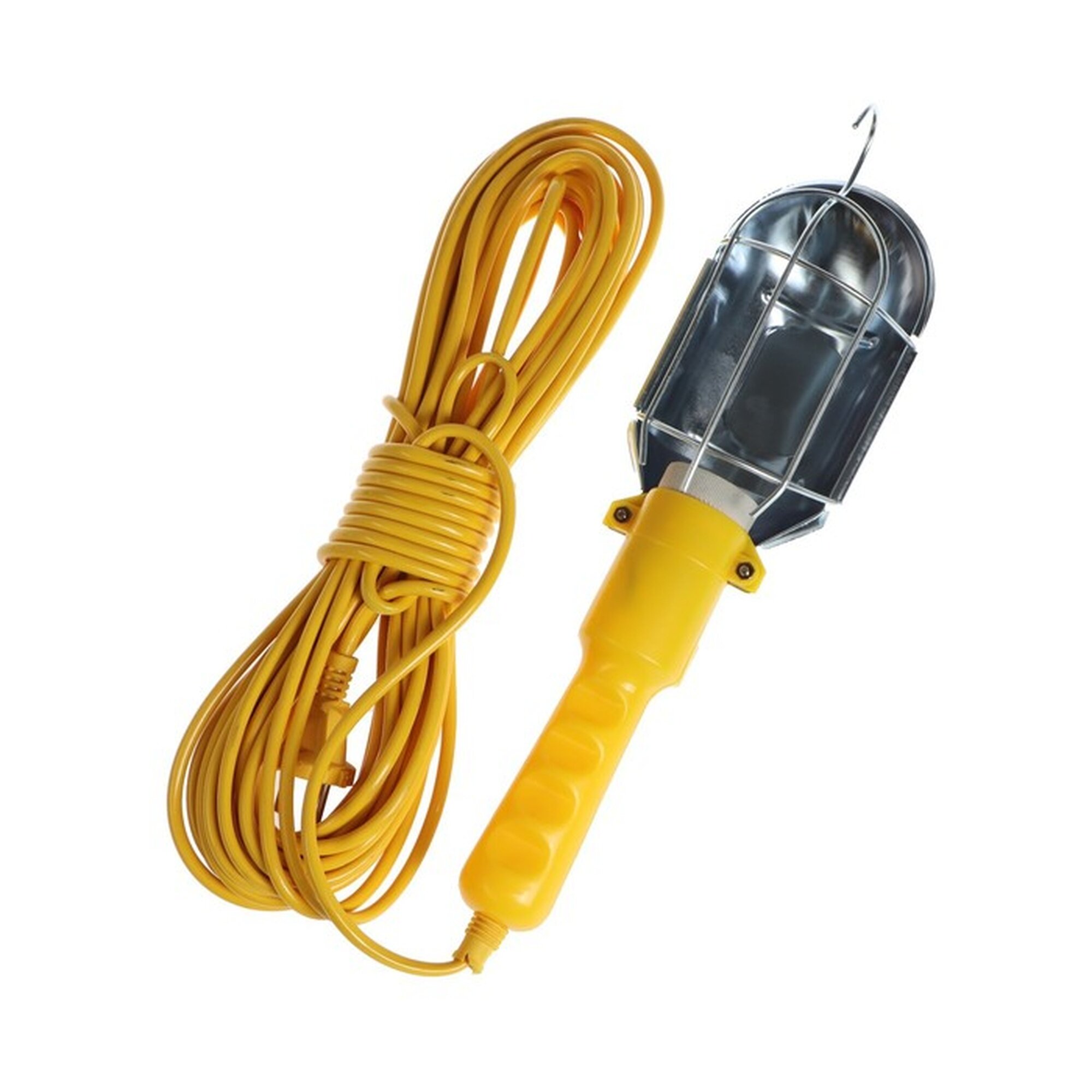 Светильник переносной Luazon Lighting с выключателем под лампу E27 15 метров желтый