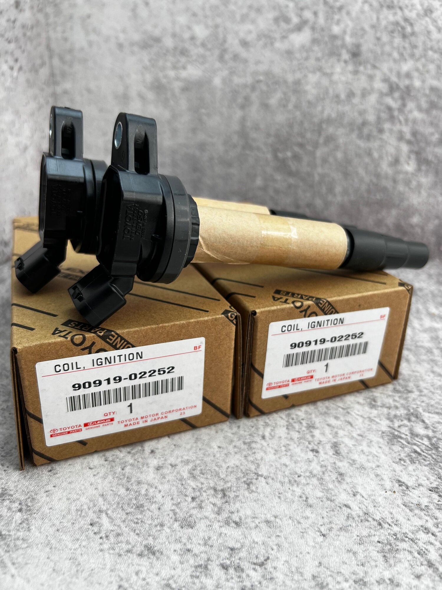 Катушки зажигания Toyota 2 штуки 9091902252 для Corolla Rav 4 Avensis Auris Yaris Vitz Vios Prius Verso. Артикул : 90919-02252