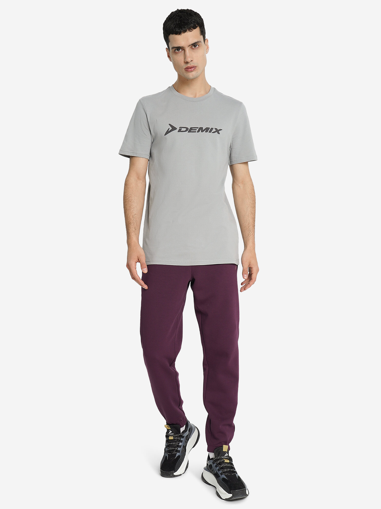 Футболка спортивная Demix, размер 48, сизый — фото 1