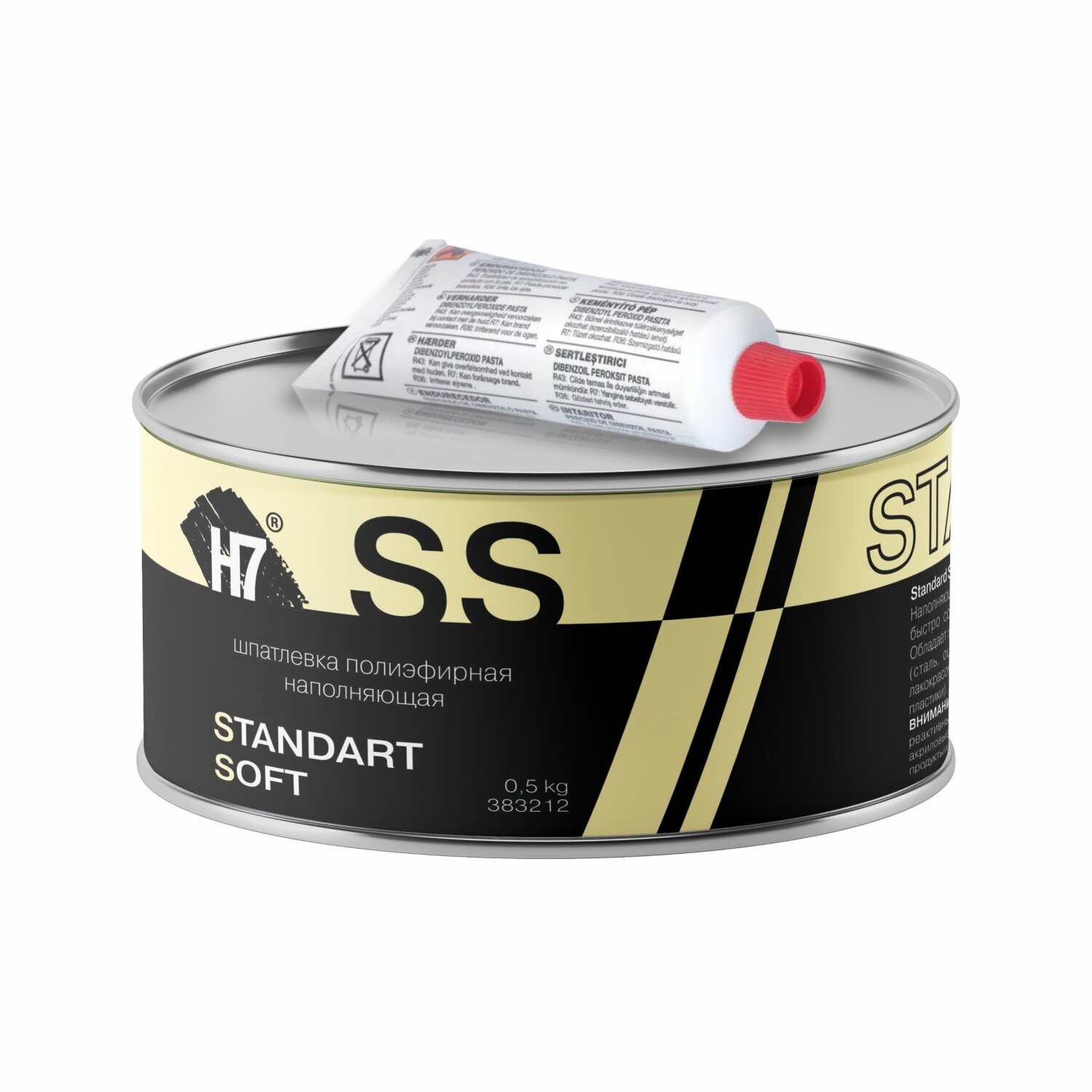 Шпатлевка полиэфирная наполняющая Standard Soft 0,5кг Н7 H7 383212 | цена за 1 шт