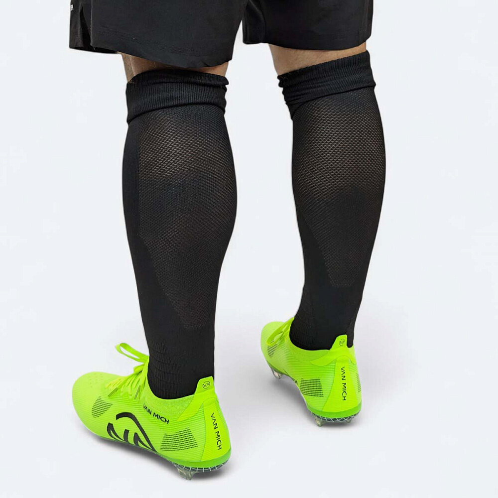 Гетры футбольные VAN MICH Football, размер 34-38, черный — фото 1