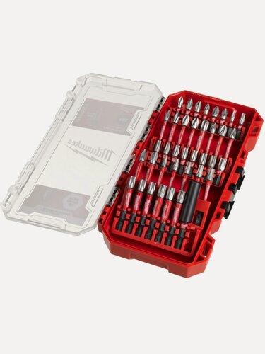 Изображение товара Набор бит Milwaukee Shockwave 38шт в пластиковом кейсе (4932492009)