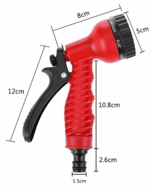 Шланг Magic Hose, для полива, удлиняющийся, 12м длина, латекс, нейлон — фото 1