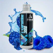 PN L-Carnitine 3000 мг | Жидкий Л-Карнитин для жиросжигания и энергии | 34 порции | Голубая малина
