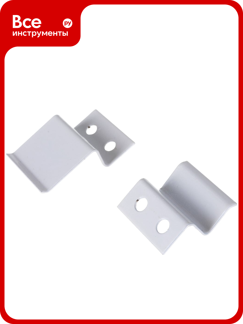 Металлический держатель для москитной сетки KOMFORT Москитные системы белый Комплект 4 шт ДМ00618