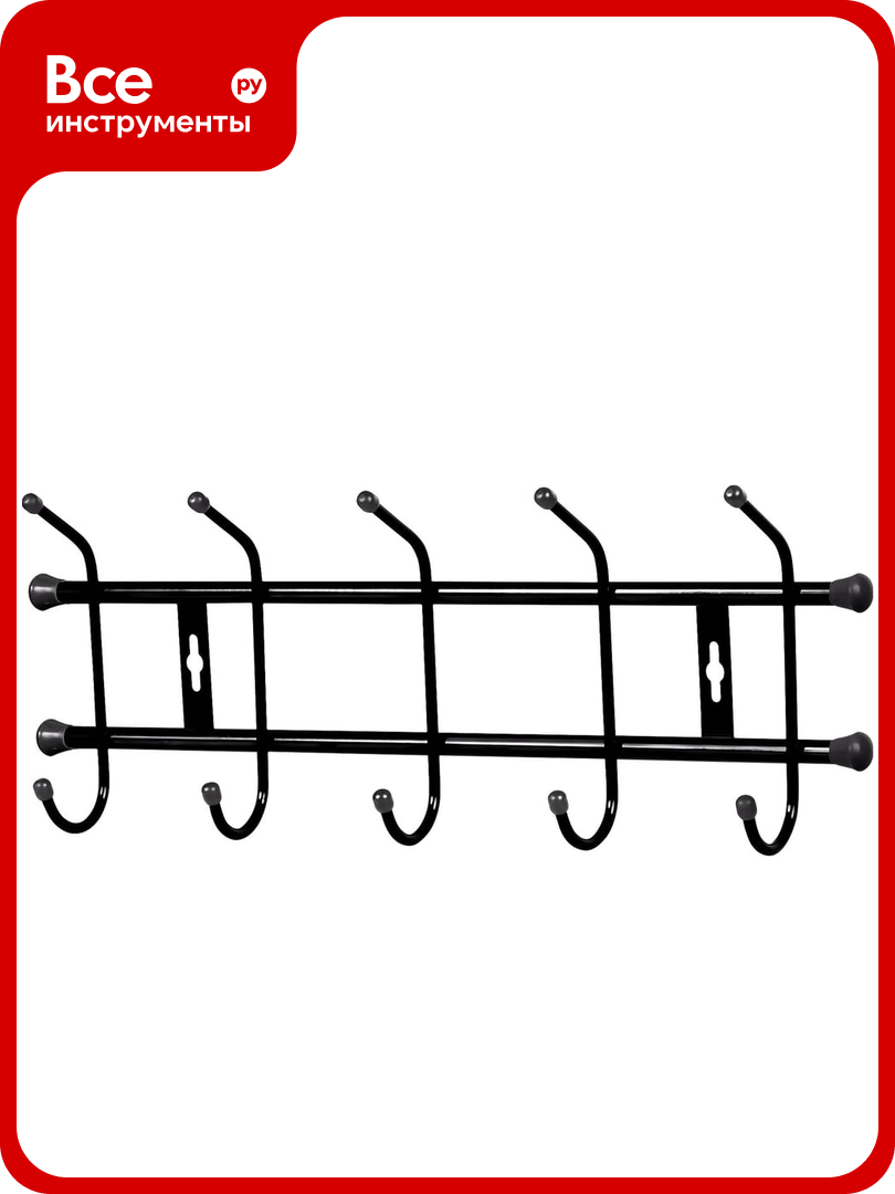 Настенная вешалка Nika ВН5 ВН5/Ч черный