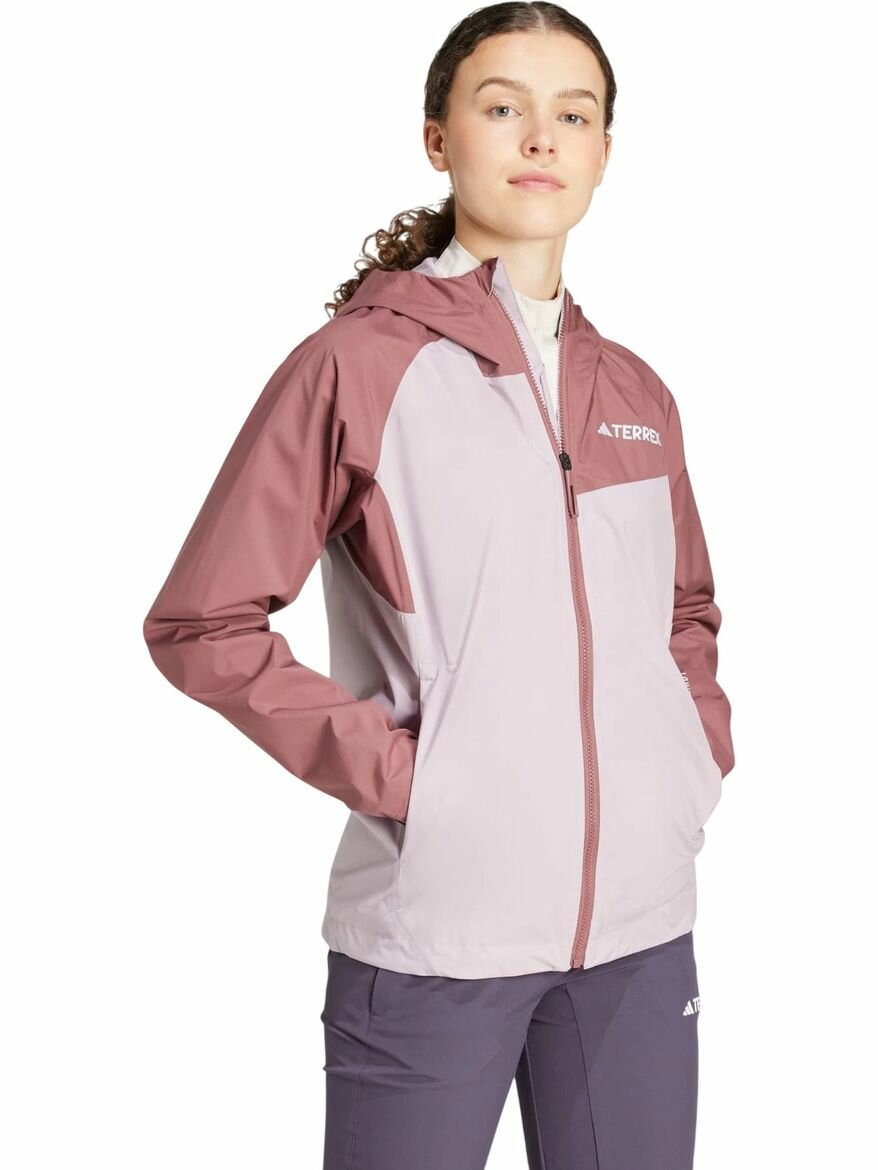 Куртка спортивная adidas Terrex Multi 2L RAIN.RDY Jacket W, размер M INT, розовый, — фото 1