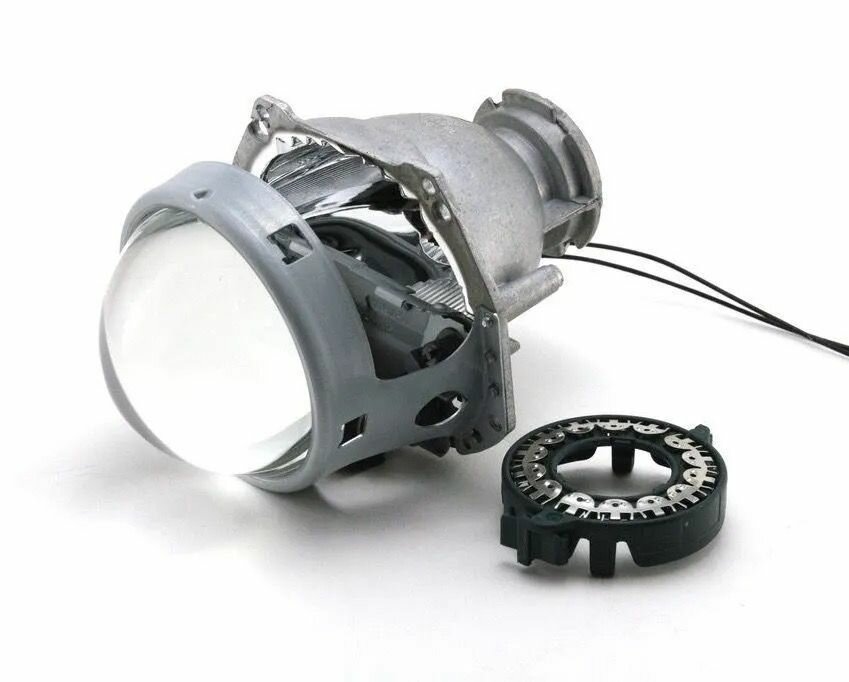 Комплект. Биксеноновые линзы Hella 3R шагрень (2шт)