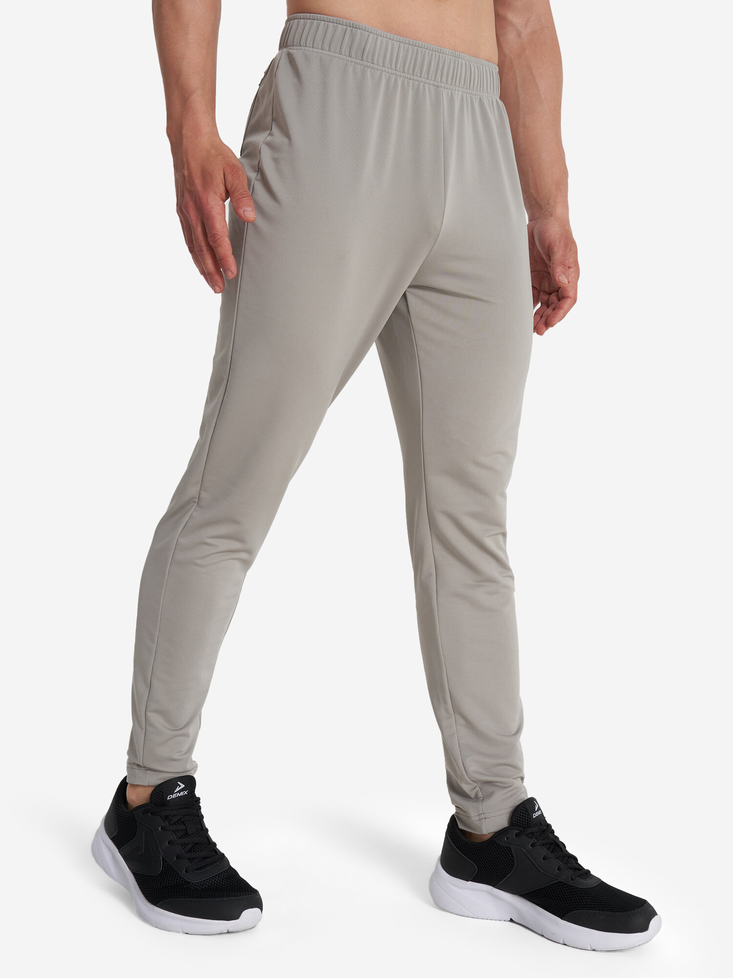 Брюки спортивные Demix M D Running Urban Knitted Pants, размер 48, темно-серый