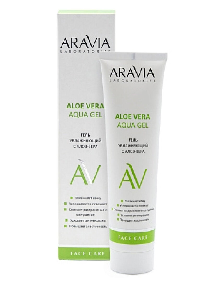 Aravia Laboratories Увлажняющий гель для лица с алоэ  Aloe Vera Aqua Gel 100 мл