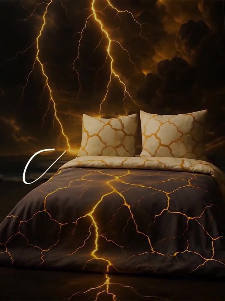 Флоранс Комплект постельного белья, Полисатин, 2х спальный, нав. 50х70, Golden lightning — фото 1