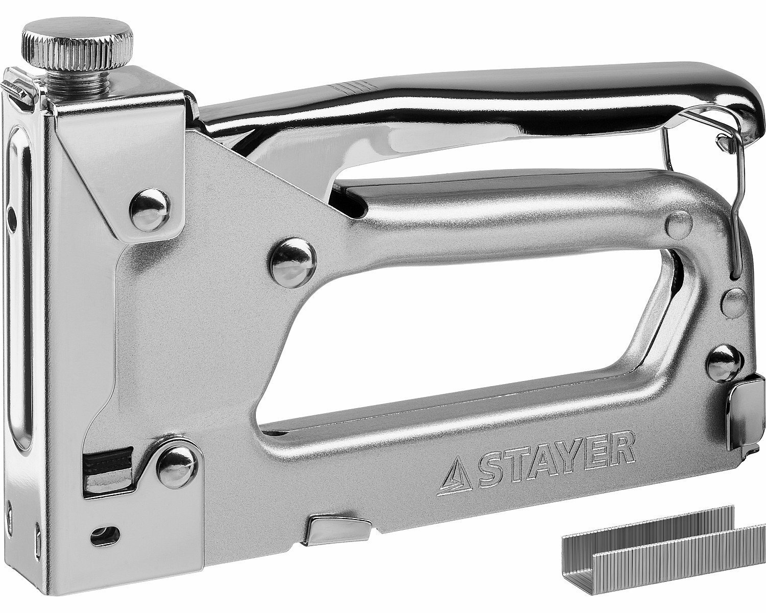 Усиленный степлер для скоб STAYER тип 53 (4-14 мм) Pro 53 (3150_z01)