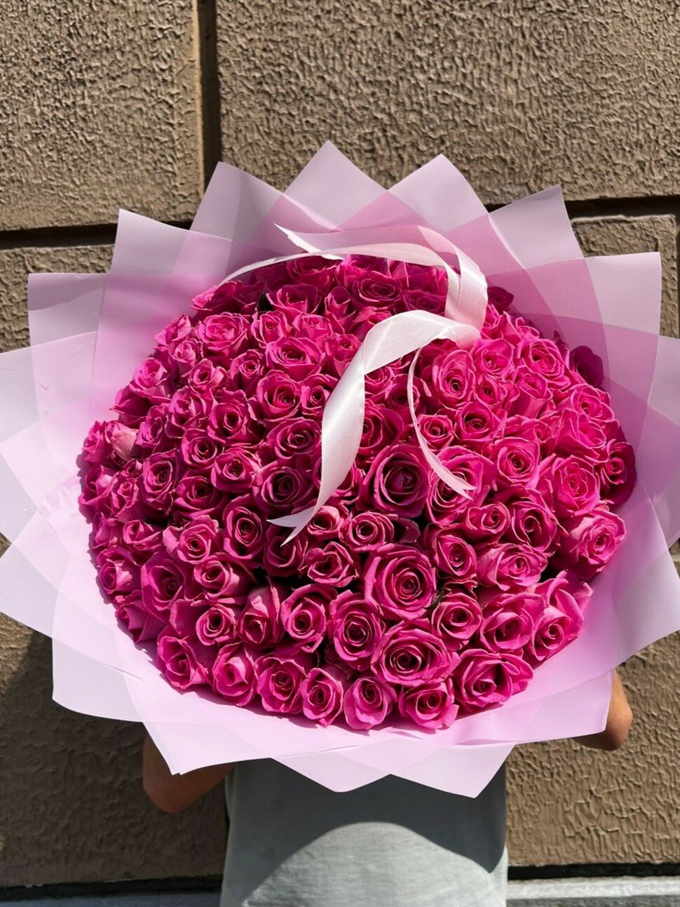 Букет из 101 розы Chantal Barbie