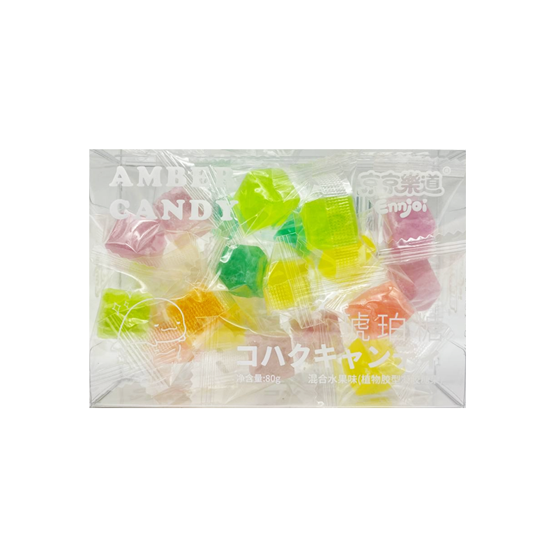 Конфета желейная GuandongLefen фруктовое ассорти 80 г, Китай