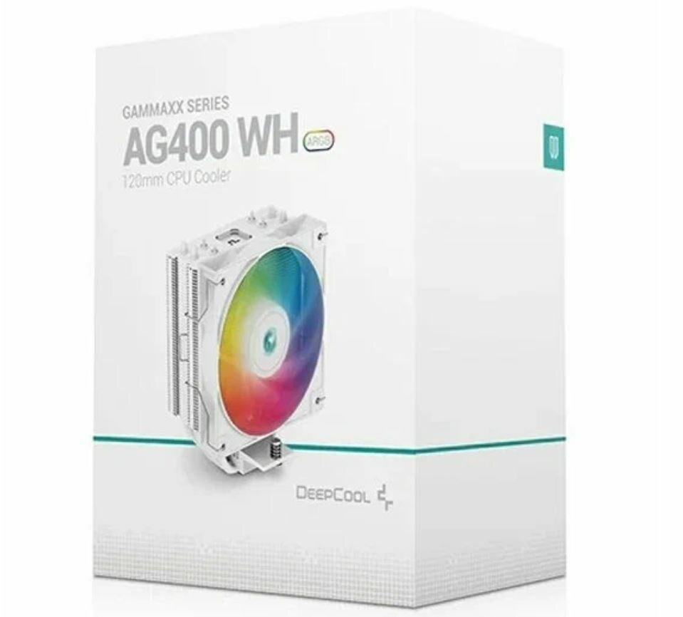Кулер для процессора Deepcool AG400WH подсветка, белый Deepcool