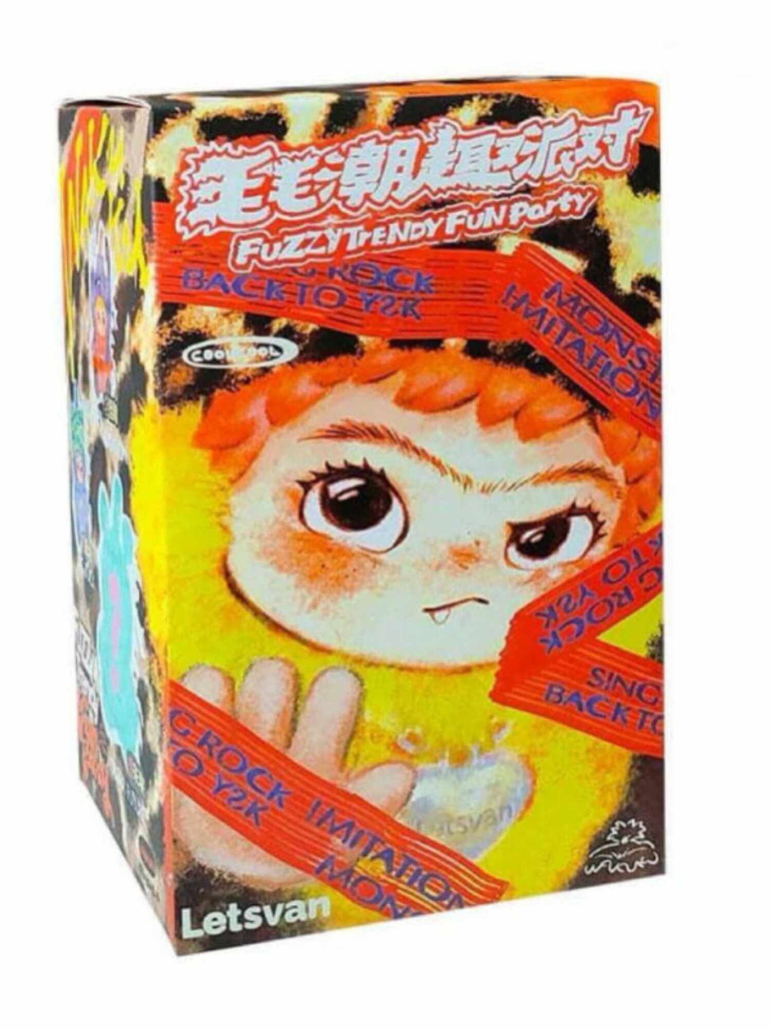 LETSVUN игрушка Wakuku Fuzzy Trendy Fun Party Blind Box 13 см