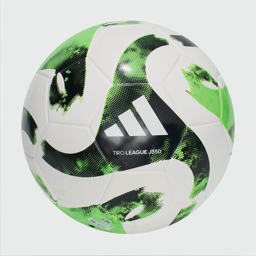 Изображение товара Облегченный футбольный мяч Adidas Tiro LGE J350 HT2427, размер 5, Белый - Зеленый