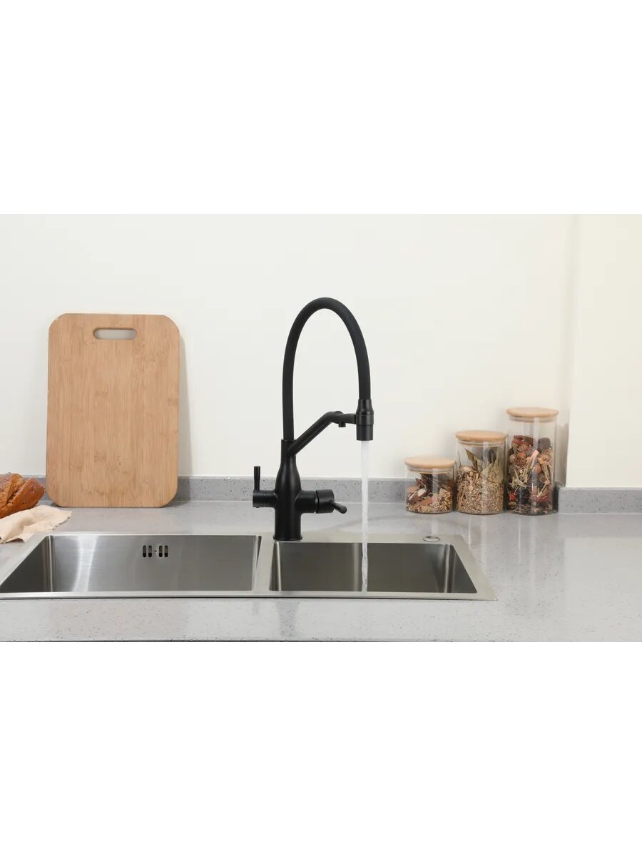 Смеситель для кухни с подключением к фильтру FRAP F4397-6 — фото 1