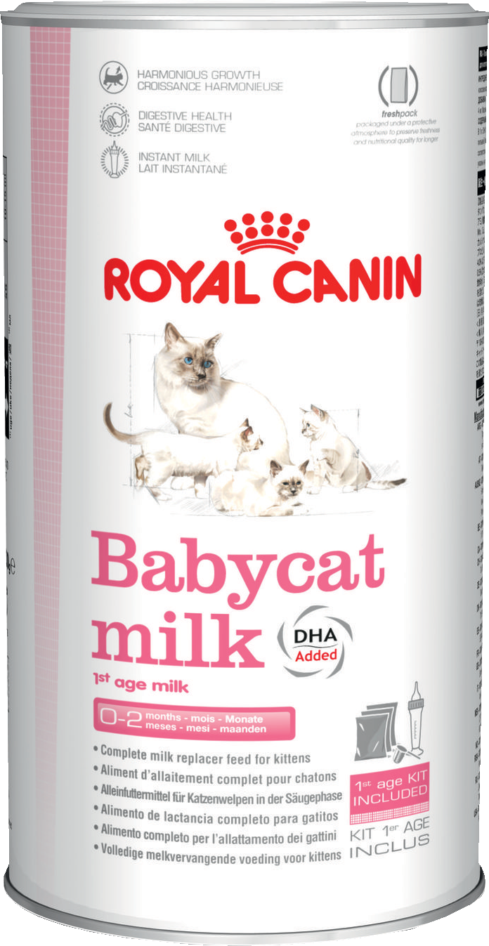 Сухое молоко Royal Canin Babycat milk для котят 0-2 мес при чувствительном пищеварении 300 г