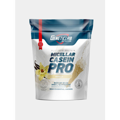Казеин GeneticLab CASEIN PRO 1000 г со вкусом Ваниль 30 порции