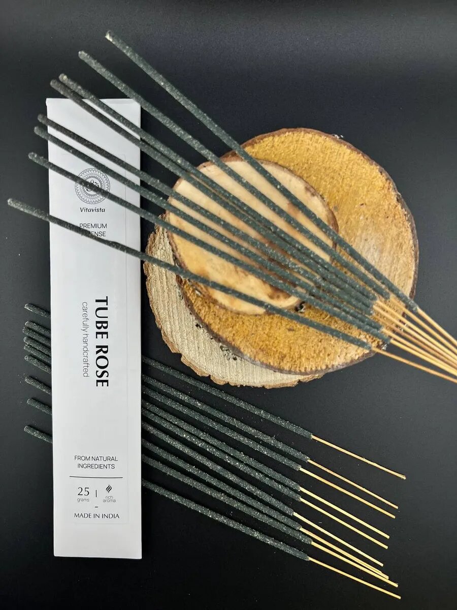 Благовония палочки AROMA MOOD Тубероза, Премиум аромапалочки, для релаксации