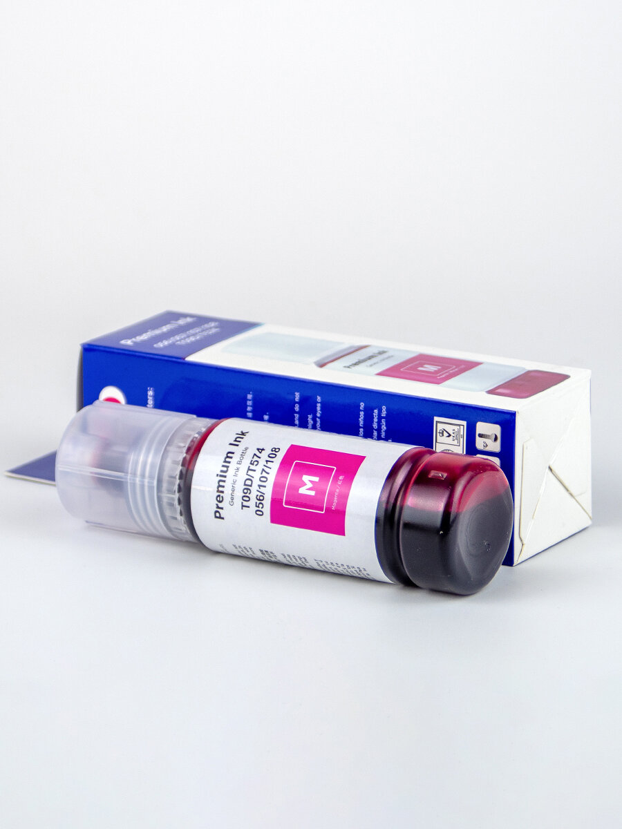 Чернила Epson Premium Ink 057/108 Magenta, для струйного принтера, для L 8050/18050 — фото 1