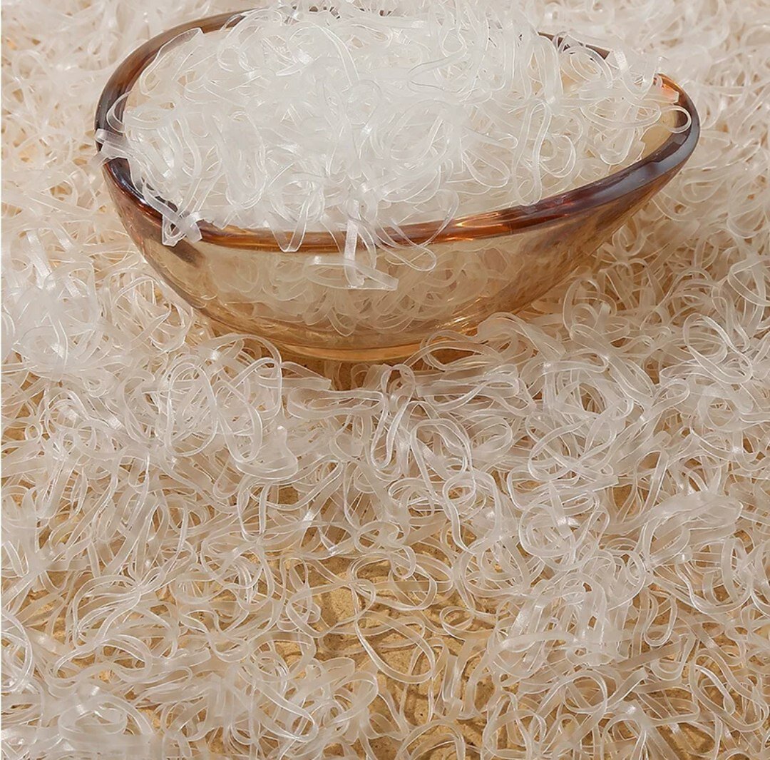 Набор резинок 100 шт, силикон, для девочек, Силиконовые резинки для волос. — фото 1