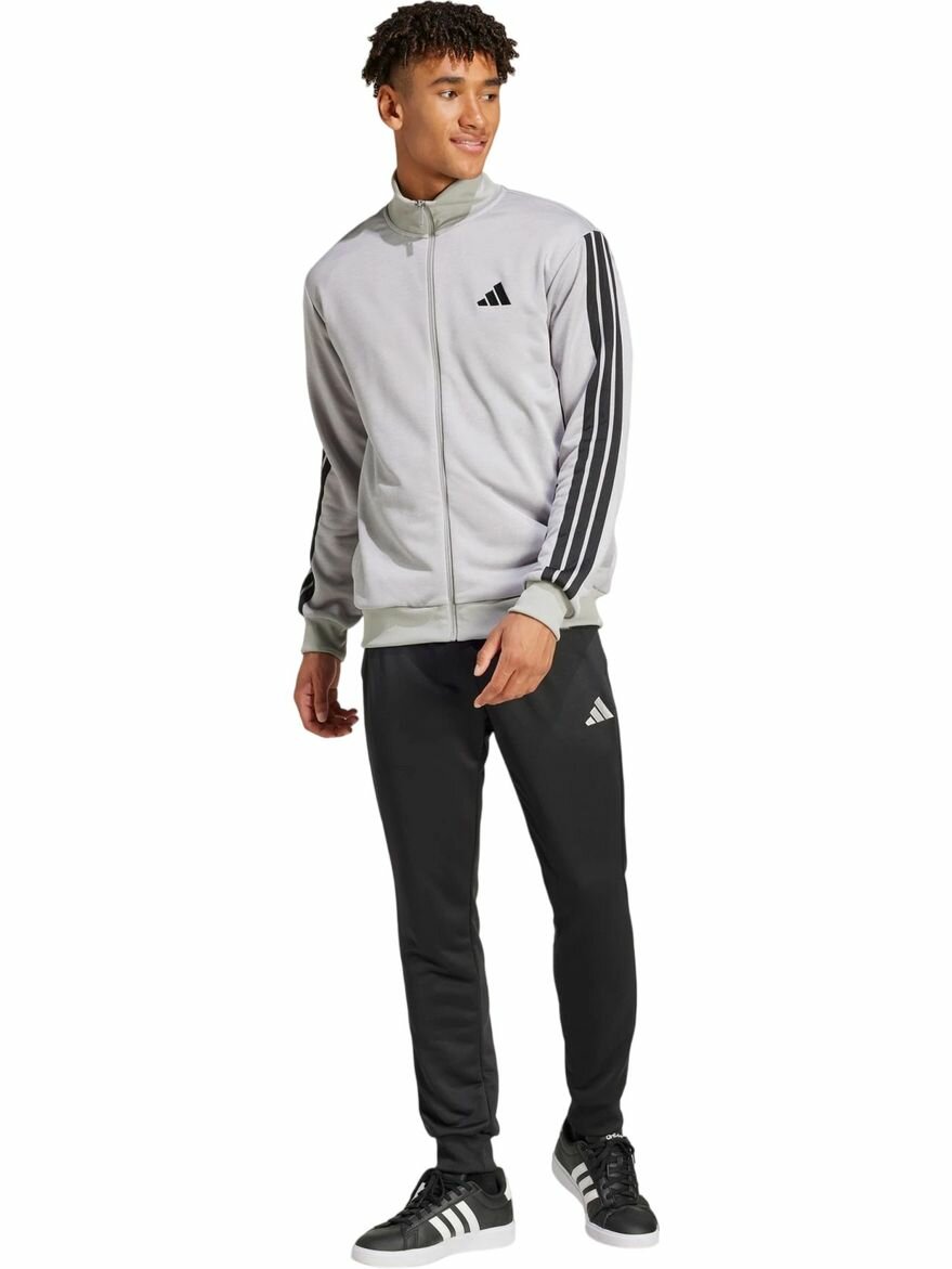 Костюм спортивный adidas Basic 3-Stripes French Terry Track Suit размер M серый