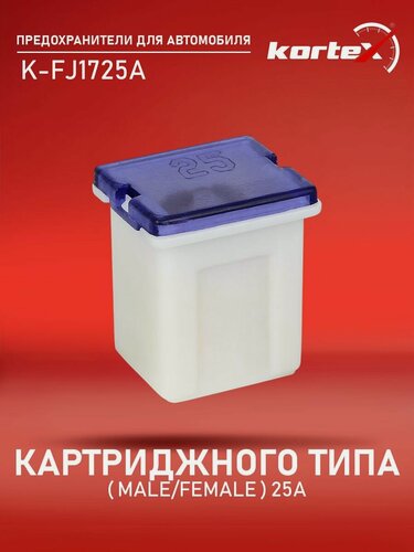Изображение товара Предохранитель картриджного типа ( male/female ) 25A