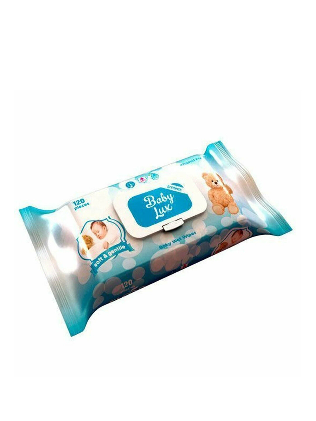 ELMA Влажные салфетки 120 шт – мягкая очистка и свежесть каждый день — фото 1