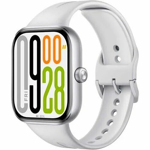 Смарт-часы Xiaomi Redmi Watch 5 2.07 AMOLED корп. серебристый рем. серый разм. брасл:135-205мм (BHR938