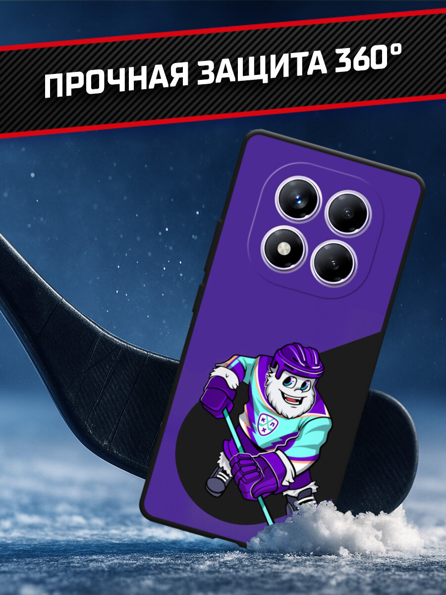 Льдогенераторы Xiaomi Чехол на Xiaomi Redmi Note 14 Pro 4G / Сяоми редми Нот 14 Про 4G с принтом КХЛ. Крут Маскот