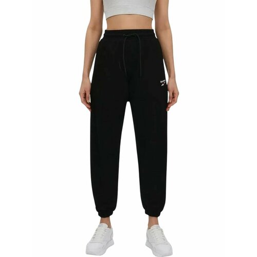 фото Брюки спортивные reebok identity small logo french terry pants w, размер m, черный