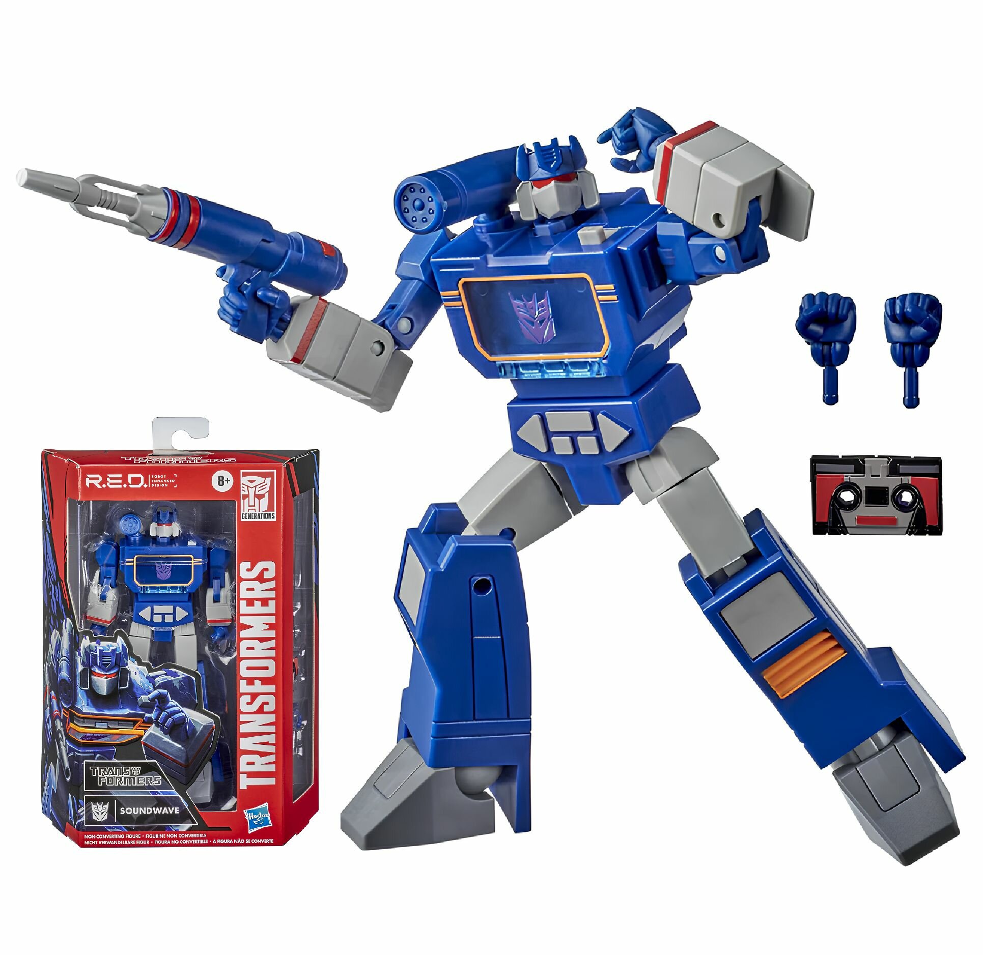 Фигурка Трансформеры Саундвейв / Transformers Decepticon Soundwave R.e.d. (15см) PLAYSKOOL