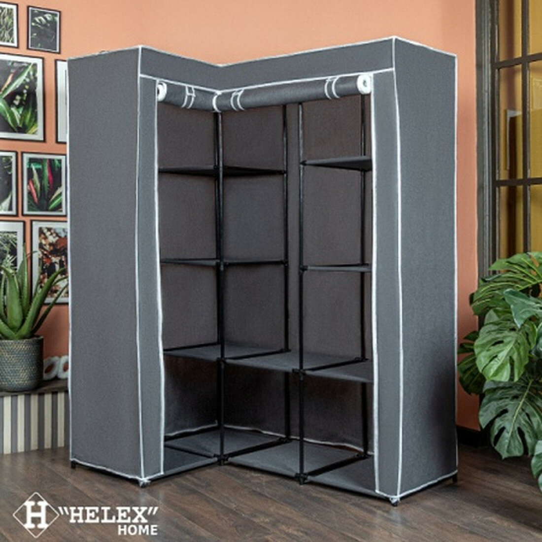 Вешалка шкаф Helex Home W 30  напольная  для одежды