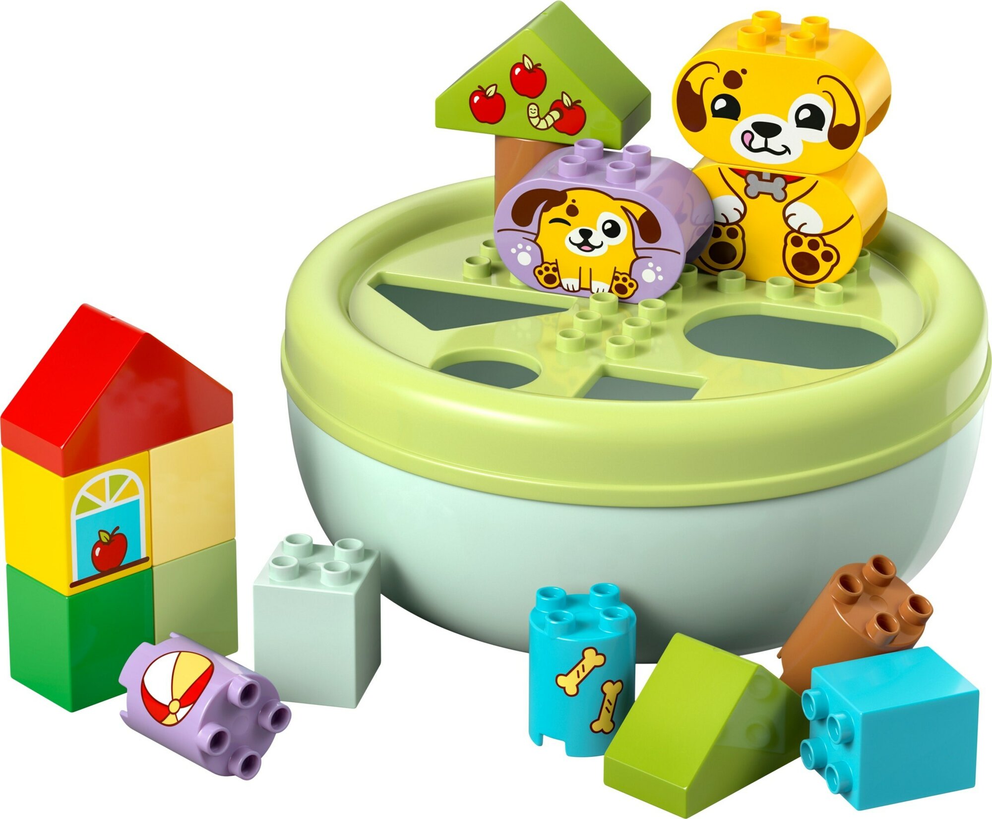 Конструктор LEGO DUPLO® 10441 Сортировщик фигур: домик для щенков, 17 дет. — фото 1