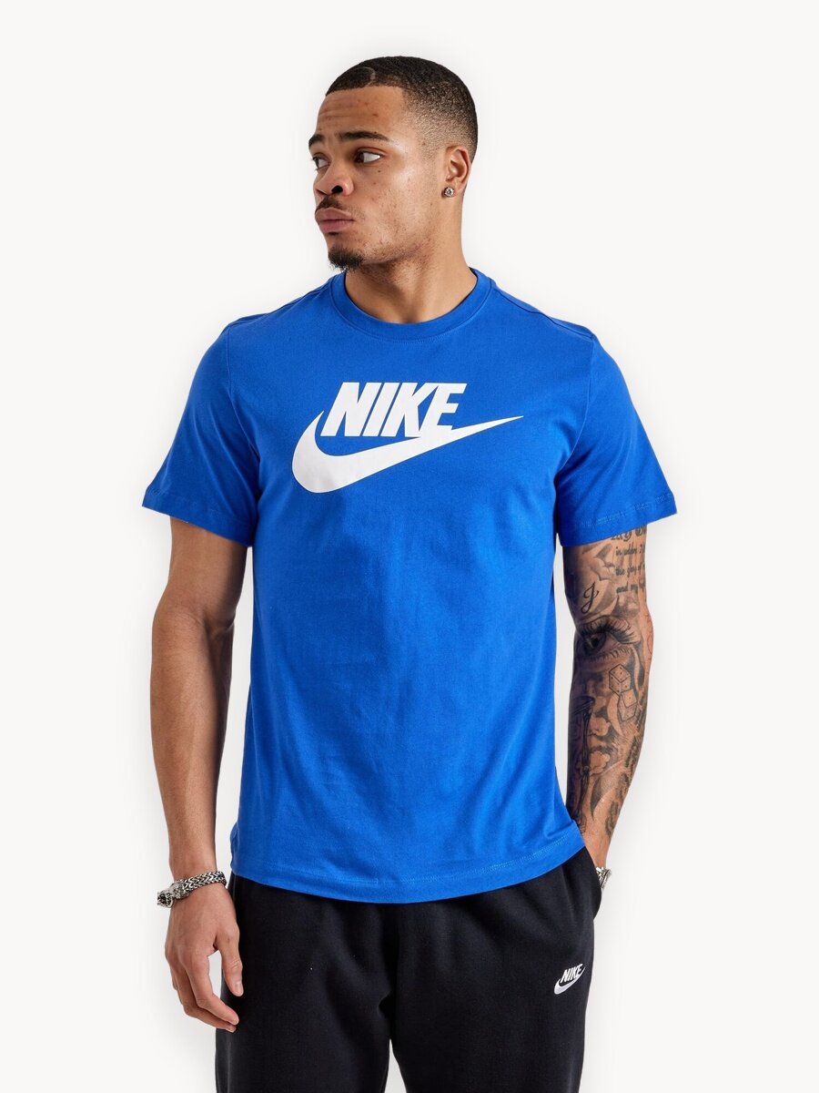 Футболка спортивная NIKE ICON FUTURA, 1 шт., размер M , синий